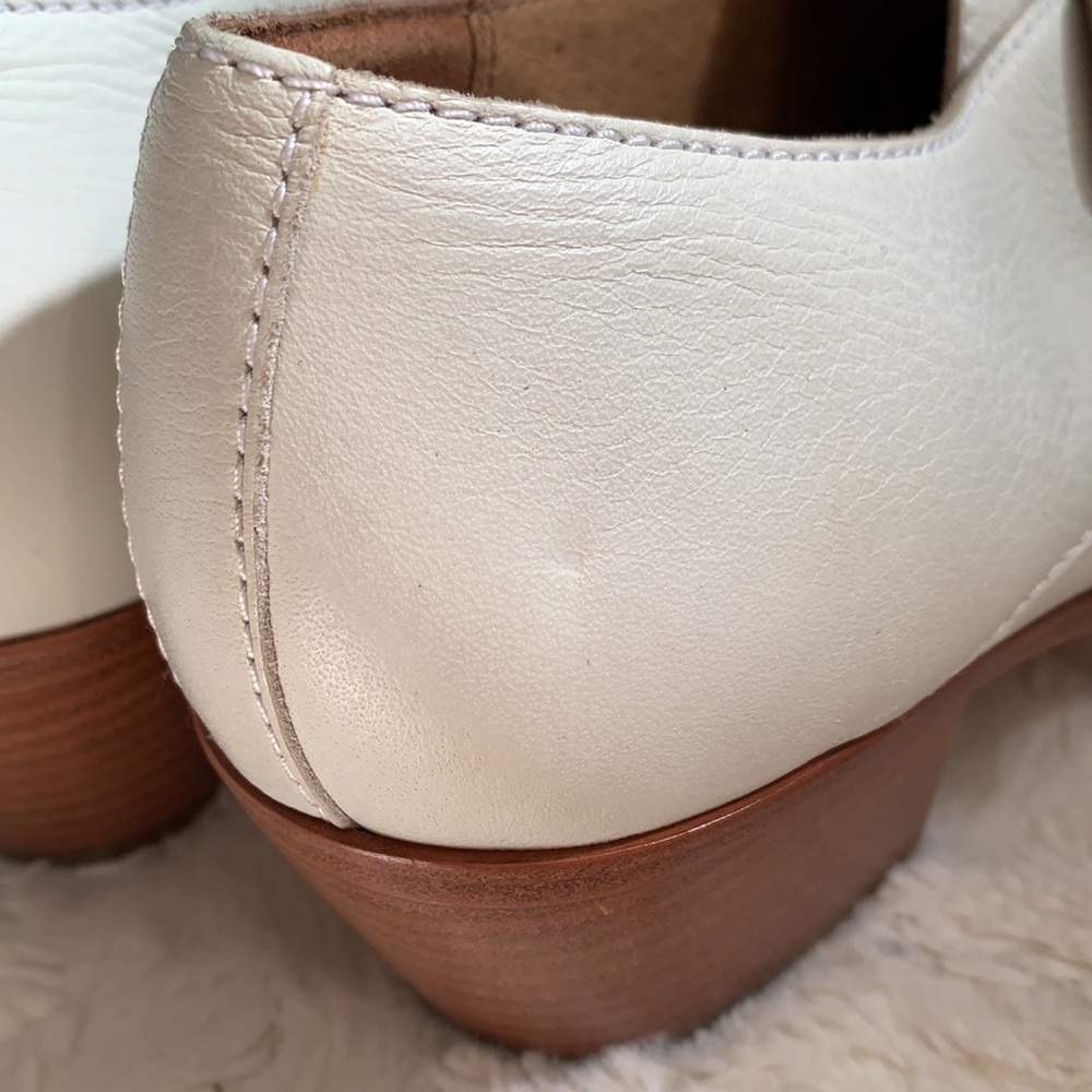 Frye white Ellen Buckle Monk leather western short bootie - Picture 13 of 15